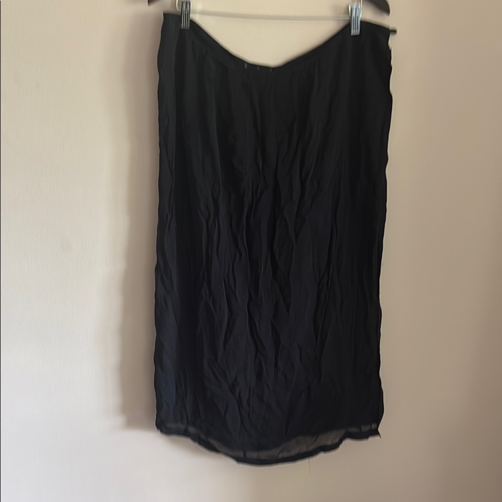 Spiegel Black Wrap Skirt for Night Out